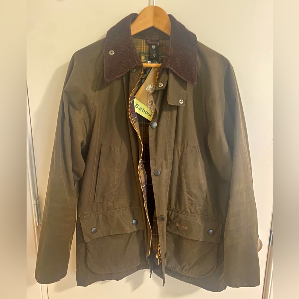 Barbour Bedale Olive BNWT